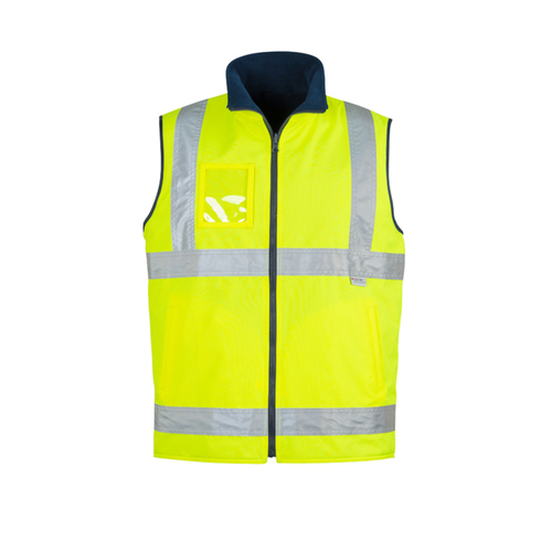 WORKWEAR, SAFETY & CORPORATE CLOTHING SPECIALISTS - Mens Hi Vis Waterproof Lightweight Vest