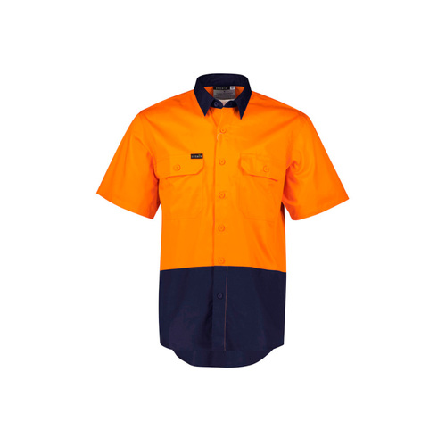 WORKWEAR, SAFETY & CORPORATE CLOTHING SPECIALISTS - Mens Hi Vis S/S Shirt