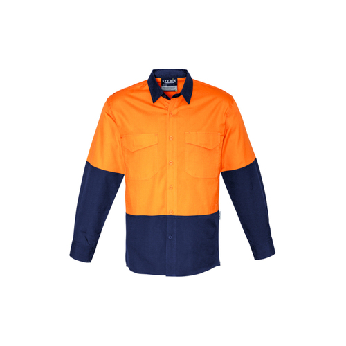 WORKWEAR, SAFETY & CORPORATE CLOTHING SPECIALISTS - Mens Rugged Cooling Hi Vis Spliced L/S Shirt