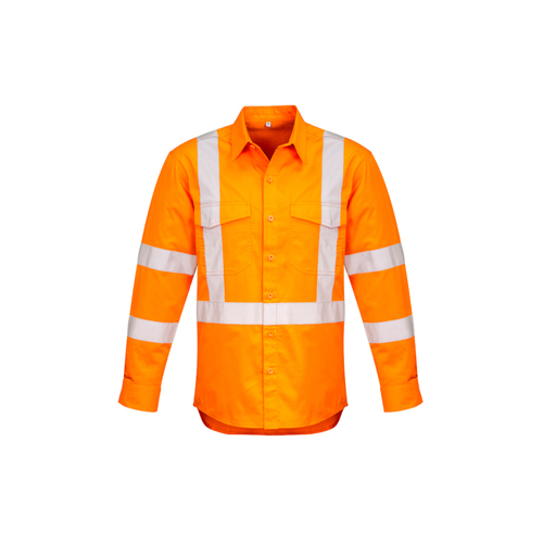 WORKWEAR, SAFETY & CORPORATE CLOTHING SPECIALISTS - Mens Hi Vis X Back Taped Shirt