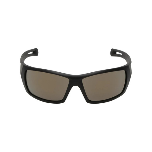 WORKWEAR, SAFETY & CORPORATE CLOTHING SPECIALISTS DISCONTINUED - CHISEL - Matt Black Frame, Gold Revo Lens - Safety Sunglasses