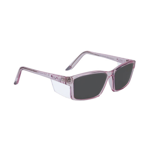 WORKWEAR, SAFETY & CORPORATE CLOTHING SPECIALISTS TWISTER S RS242S P.SM - Pink Transparent Frame, Smoke Lens - Professional Series