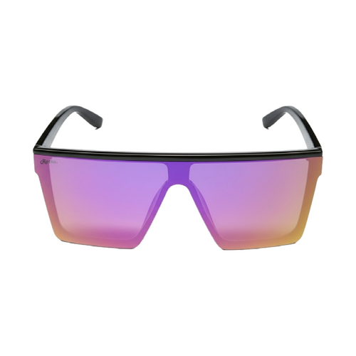 WORKWEAR, SAFETY & CORPORATE CLOTHING SPECIALISTS Rogue PR4025 BL.PU - Shiny black frame, purple multi coated polarised lens