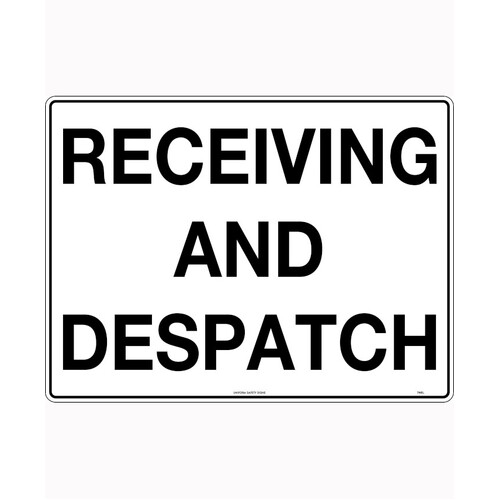 WORKWEAR, SAFETY & CORPORATE CLOTHING SPECIALISTS 600x400mm - Poly - Receiving and Despatch