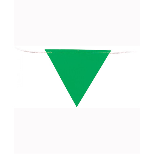 WORKWEAR, SAFETY & CORPORATE CLOTHING SPECIALISTS Green Bunting Flags (30mtr Roll)