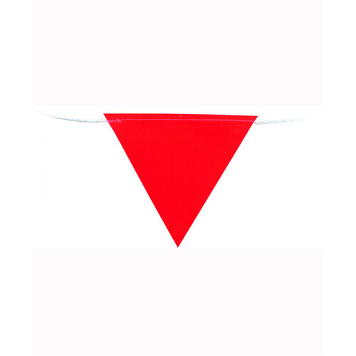 WORKWEAR, SAFETY & CORPORATE CLOTHING SPECIALISTS Red Bunting Flags (30mtr Roll)