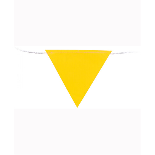 WORKWEAR, SAFETY & CORPORATE CLOTHING SPECIALISTS Yellow Bunting Flags (30mtr Roll)