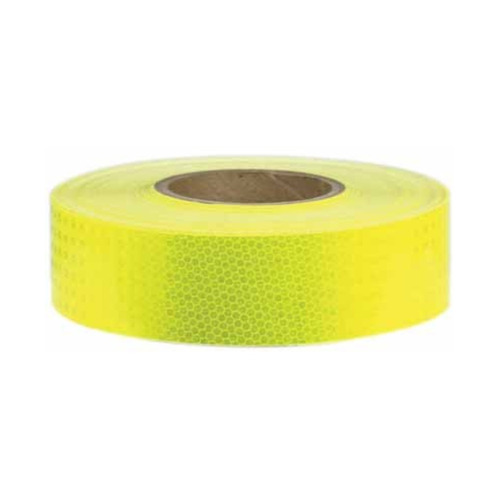 WORKWEAR, SAFETY & CORPORATE CLOTHING SPECIALISTS - 75mm x 45.7mtr - Class 1 3M Reflective Tape - Lime Green