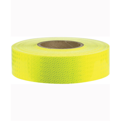 WORKWEAR, SAFETY & CORPORATE CLOTHING SPECIALISTS 100mm x 45.7mtr - Class 1 AVERY Reflective Tape - Lime Green