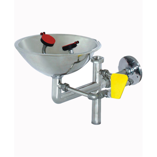 WORKWEAR, SAFETY & CORPORATE CLOTHING SPECIALISTS Stainless Steel Emergency Eye Wash Unit (Wall Mounted)