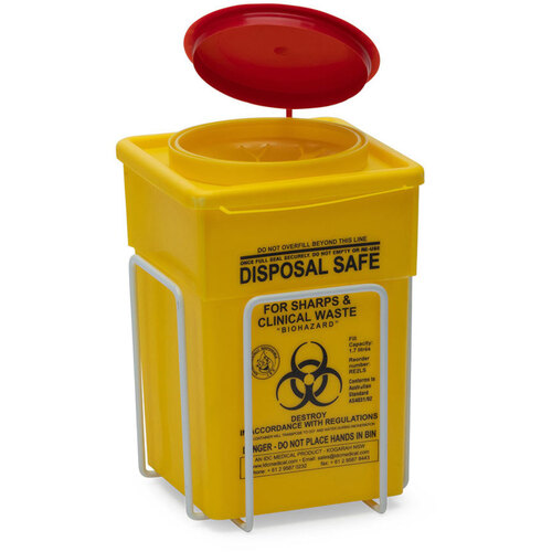 WORKWEAR, SAFETY & CORPORATE CLOTHING SPECIALISTS - 12 Litre Square Sharps Container