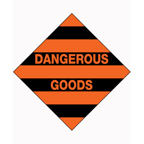 WORKWEAR, SAFETY & CORPORATE CLOTHING SPECIALISTS 100x100mm - Self Adhesive - Roll of 250 - Dangerous Goods