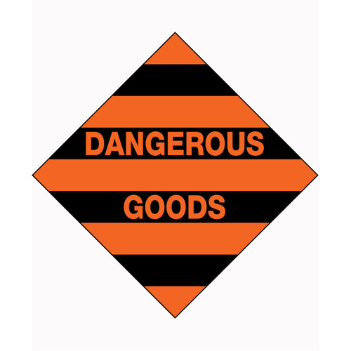 WORKWEAR, SAFETY & CORPORATE CLOTHING SPECIALISTS - 50x50mm - Self Adhesive - Sheet of 12 - Dangerous Goods