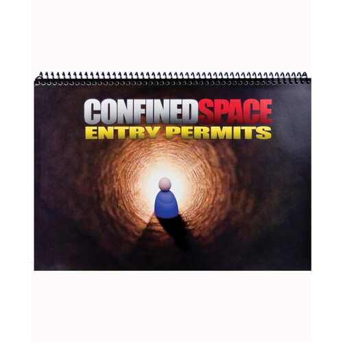 WORKWEAR, SAFETY & CORPORATE CLOTHING SPECIALISTS Confined Space Entry Permits Logbook - A4 Size