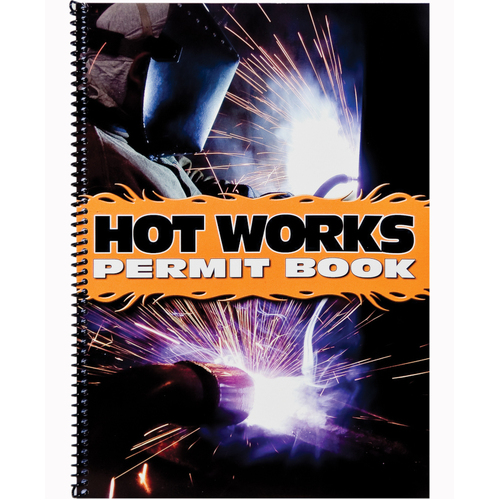 WORKWEAR, SAFETY & CORPORATE CLOTHING SPECIALISTS Hot Works Permit Logbook - A4 Size