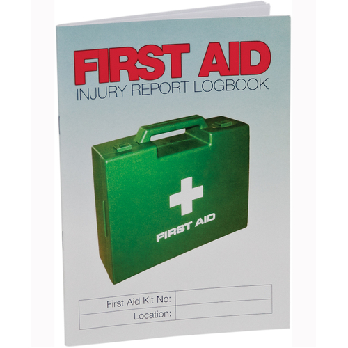 WORKWEAR, SAFETY & CORPORATE CLOTHING SPECIALISTS - First Aid Injury Report Logbook - A5 Size