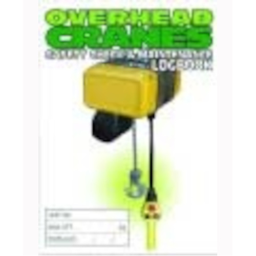 WORKWEAR, SAFETY & CORPORATE CLOTHING SPECIALISTS - Log Book - Overhead Crane Safety Check Logbook