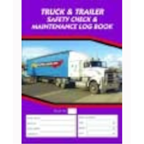 WORKWEAR, SAFETY & CORPORATE CLOTHING SPECIALISTS - Log Book - Truck & Trailer Safety Check Logbook