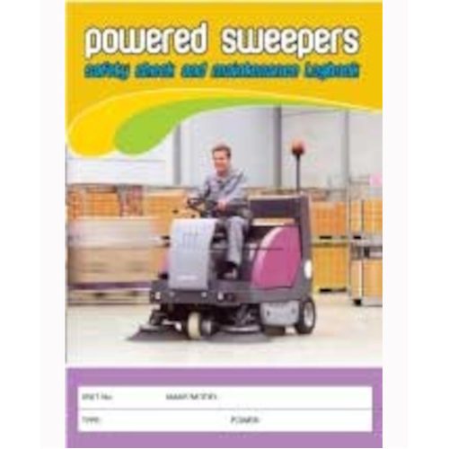 WORKWEAR, SAFETY & CORPORATE CLOTHING SPECIALISTS Log Book - Powered Sweeper - A5 Size