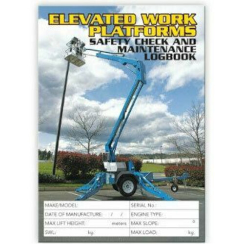 WORKWEAR, SAFETY & CORPORATE CLOTHING SPECIALISTS Log Book - Elevated Work Platform - A5