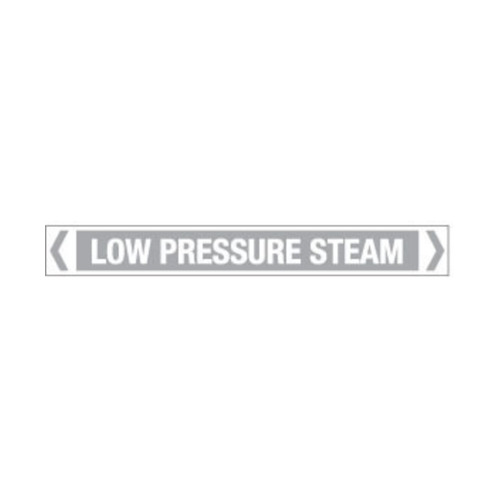 WORKWEAR, SAFETY & CORPORATE CLOTHING SPECIALISTS 30x380mm - Self Adhesive Pipe Markers - Pkt of 10 - Low Pressure Steam