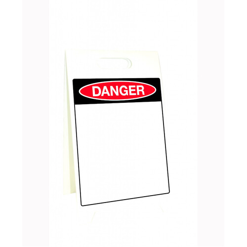WORKWEAR, SAFETY & CORPORATE CLOTHING SPECIALISTS - 500x300mm - Corflute Sign Stands - Danger Blank
