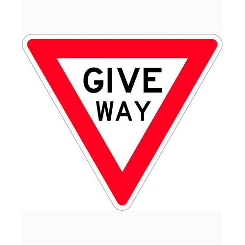 WORKWEAR, SAFETY & CORPORATE CLOTHING SPECIALISTS 750mm Triangle - Aluminium, Class 1 - Give Way