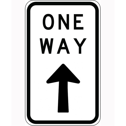 WORKWEAR, SAFETY & CORPORATE CLOTHING SPECIALISTS 450x800mm - Class 1 - Aluminium - One Way (repeater)