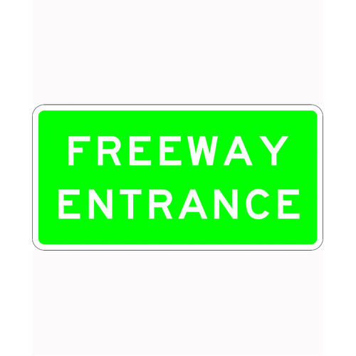 WORKWEAR, SAFETY & CORPORATE CLOTHING SPECIALISTS 1200x600mm - Class 1 - Aluminium - Freeway Entrance