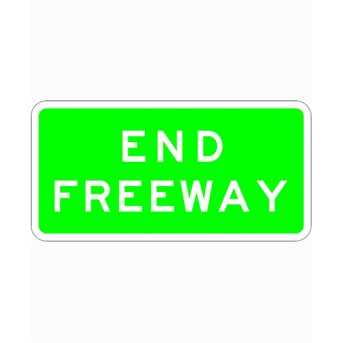 WORKWEAR, SAFETY & CORPORATE CLOTHING SPECIALISTS 900x450mm - Class 1 - Aluminium - End Freeway