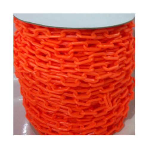 WORKWEAR, SAFETY & CORPORATE CLOTHING SPECIALISTS - 6mm Red Plastic Chain - Roll of 40mtrs