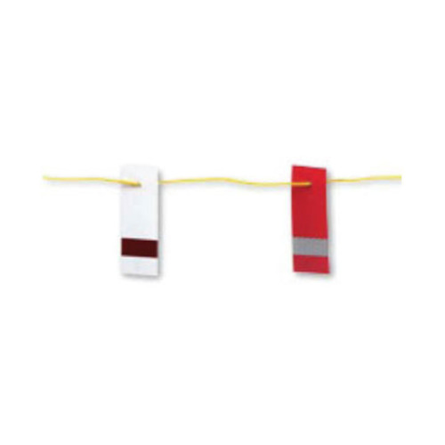 WORKWEAR, SAFETY & CORPORATE CLOTHING SPECIALISTS - Reflector Nite-Line - Class 1 Reflective Red / White - 25 metre roll