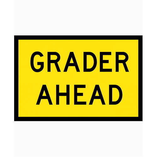 WORKWEAR, SAFETY & CORPORATE CLOTHING SPECIALISTS - 900x600mm - Boxed Edge - Cl.1 - Grader Ahead