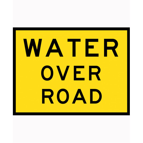 WORKWEAR, SAFETY & CORPORATE CLOTHING SPECIALISTS - 900x600mm - Boxed Edge - Cl.1 - Water Over Road