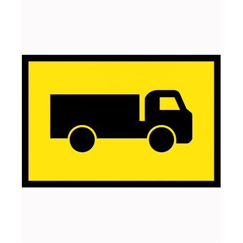 WORKWEAR, SAFETY & CORPORATE CLOTHING SPECIALISTS 900x600mm - Boxed Edge - Cl.1 - Symbolic Truck