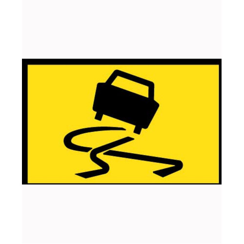 WORKWEAR, SAFETY & CORPORATE CLOTHING SPECIALISTS 900x600mm - Boxed Edge - Cl.1 - Slippery Surface Picto