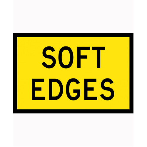 WORKWEAR, SAFETY & CORPORATE CLOTHING SPECIALISTS 900x600mm - Boxed edge - Cl.1 - Soft Edges