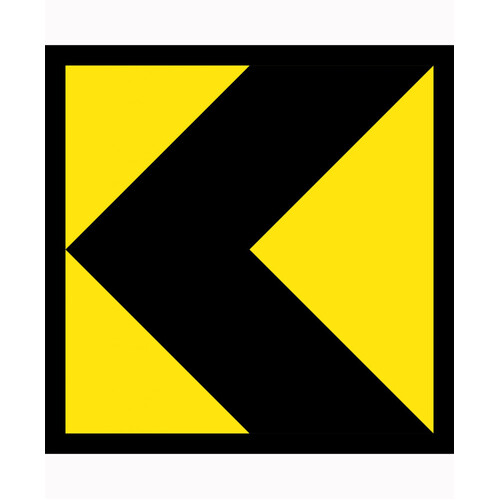 WORKWEAR, SAFETY & CORPORATE CLOTHING SPECIALISTS 600x600mm - Boxed Edge - Cl.1 - Chevron