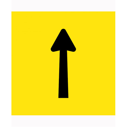 WORKWEAR, SAFETY & CORPORATE CLOTHING SPECIALISTS 600x600mm - Class 1 - Corflute - Lane Status Open (Arrow Up)