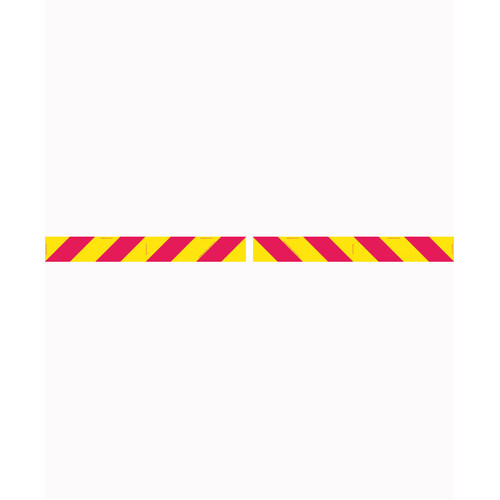 WORKWEAR, SAFETY & CORPORATE CLOTHING SPECIALISTS 800x100mm - Metal - Cl.1 - 2 pieces - Candy Stripes