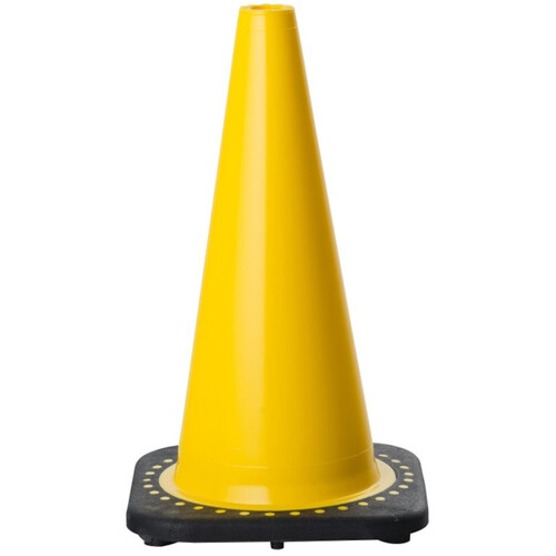 WORKWEAR, SAFETY & CORPORATE CLOTHING SPECIALISTS - 450mm Yellow Safety Cone