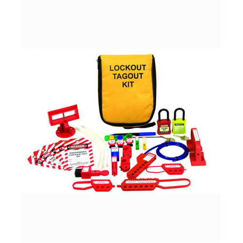 WORKWEAR, SAFETY & CORPORATE CLOTHING SPECIALISTS - Electrician Pouch Lockout Kit