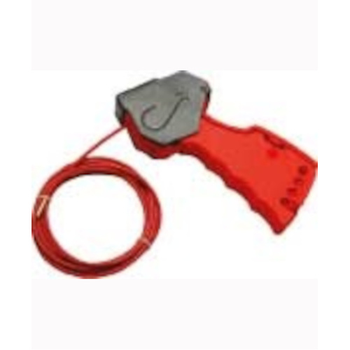 WORKWEAR, SAFETY & CORPORATE CLOTHING SPECIALISTS - Universal Butterfly Valve/Cable Lockout Device  (With 2 Metre Cable)