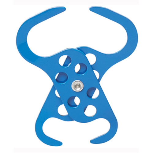 WORKWEAR, SAFETY & CORPORATE CLOTHING SPECIALISTS Scorpio Double Ended Lockout Hasp - Blue