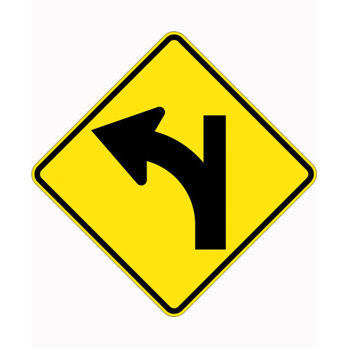 WORKWEAR, SAFETY & CORPORATE CLOTHING SPECIALISTS 750x750mm - Aluminium - Class 1 Reflective - Side Road On Straight Alignment Right