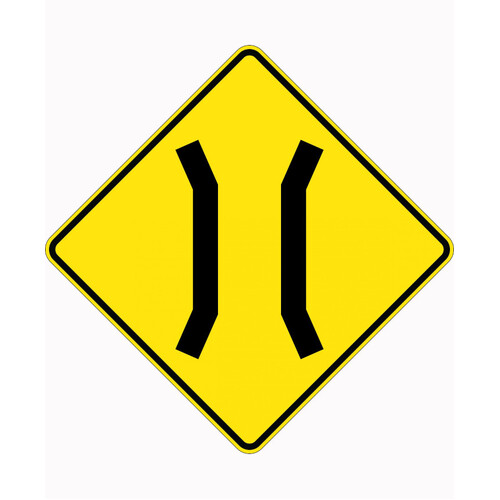 WORKWEAR, SAFETY & CORPORATE CLOTHING SPECIALISTS 900x900mm - Aluminium - Class 1 Reflective - Narrow Bridge