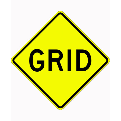 WORKWEAR, SAFETY & CORPORATE CLOTHING SPECIALISTS 750x750mm - Aluminium - Class 1 Reflective - Grid