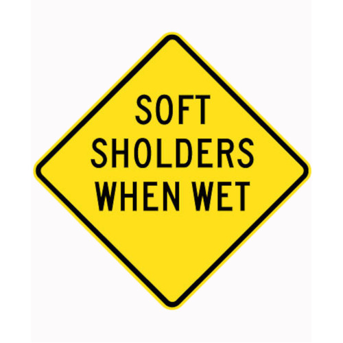 WORKWEAR, SAFETY & CORPORATE CLOTHING SPECIALISTS 750x750mm - Aluminium - Class 1 Reflective - Soft Shoulders When Wet