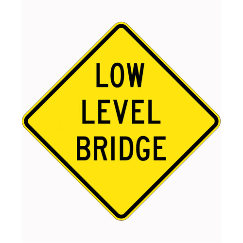 WORKWEAR, SAFETY & CORPORATE CLOTHING SPECIALISTS - 750x750mm - Aluminium - Class 1 Reflective - Low Level Bridge