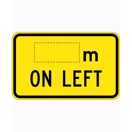 WORKWEAR, SAFETY & CORPORATE CLOTHING SPECIALISTS 800x500mm - Aluminium - Class 1 Reflective - __m On Right